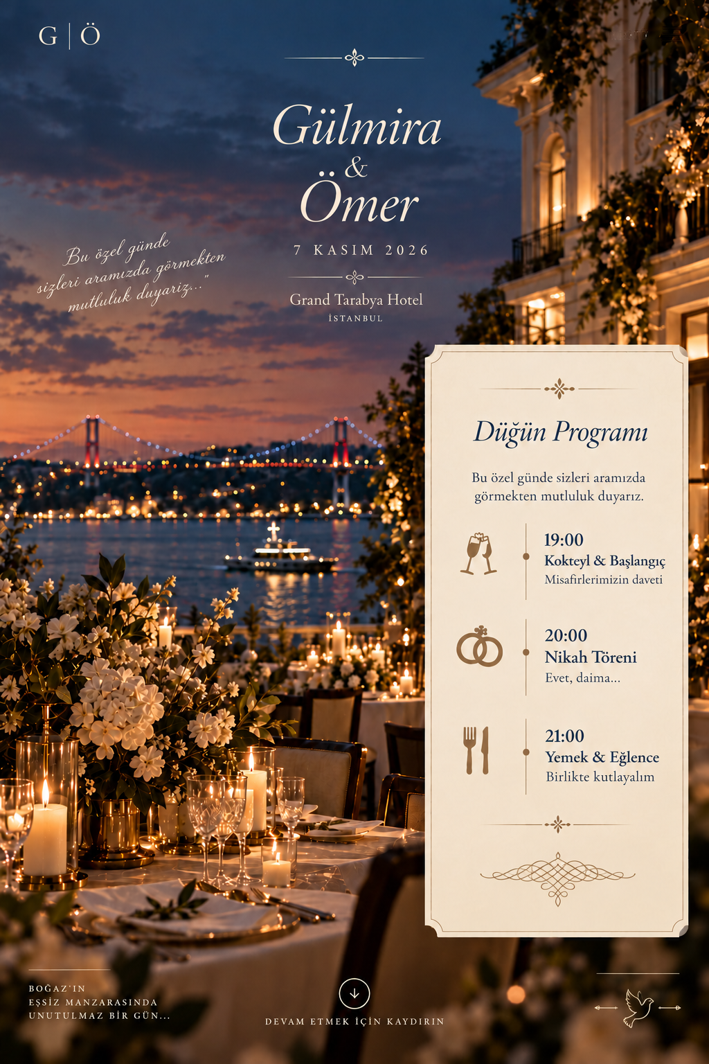 Düğün programı