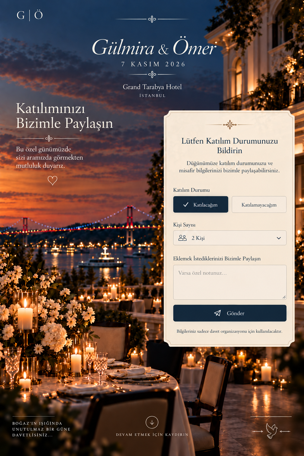 Katılım formu